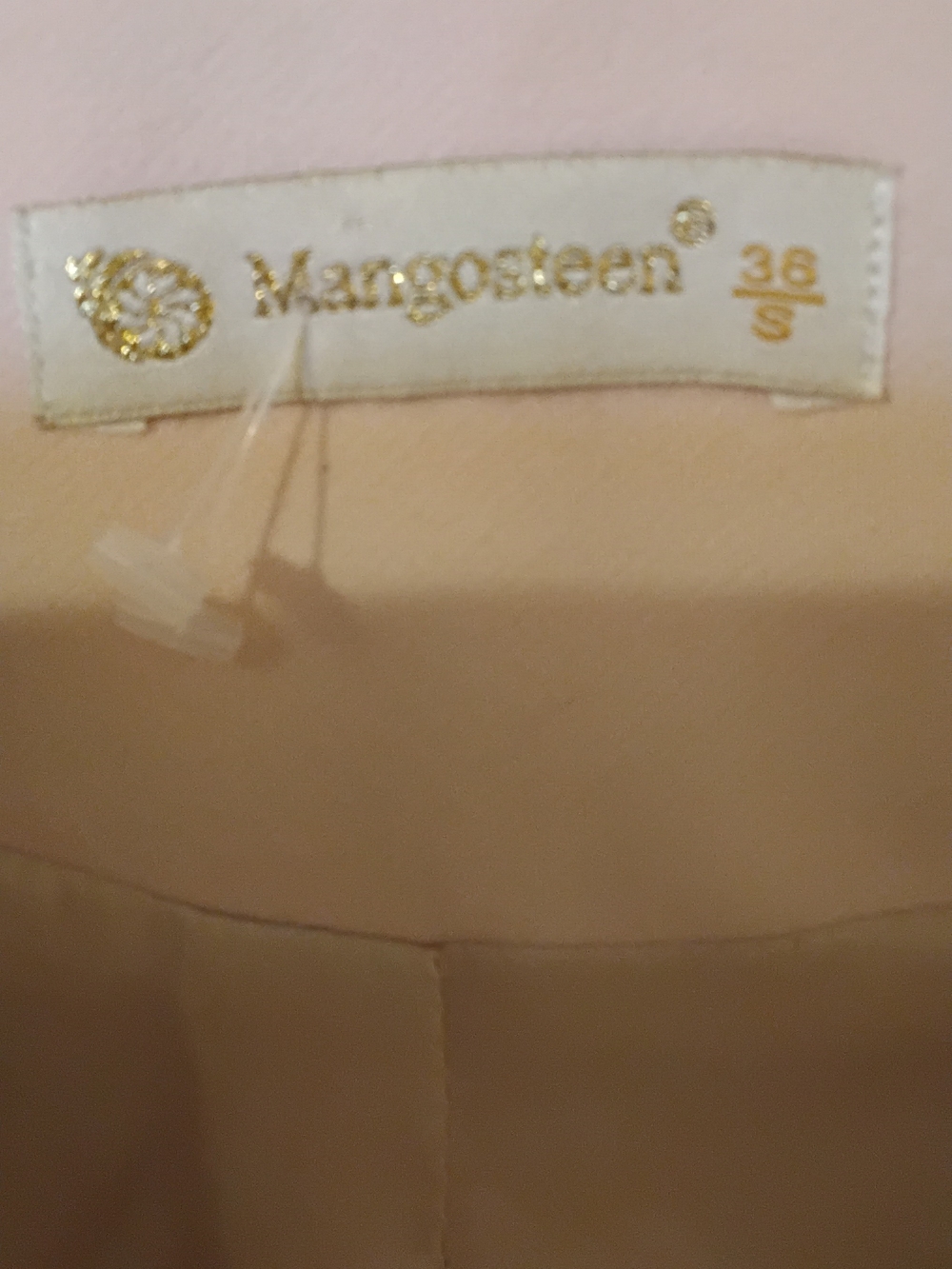 Tailored Light Pink Women's Blazer Jacket - Picture 5 of 5
